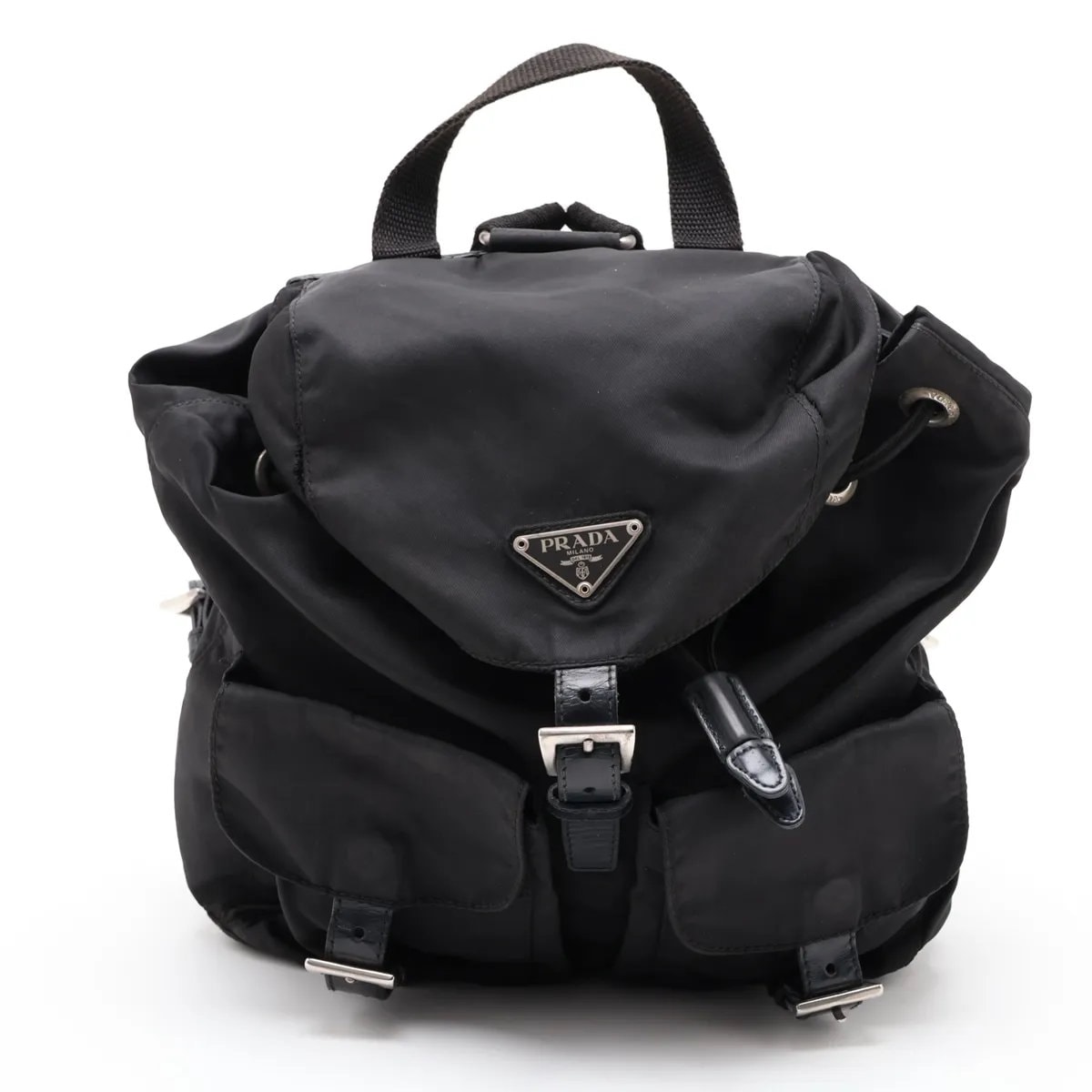 ■美品 プラダ テスート ナイロントライアングルロゴリュックサック