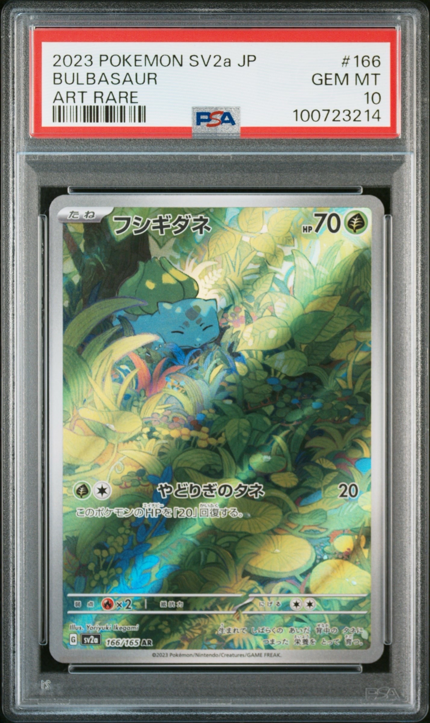 フシギダネ AR[SV2a 166/165](強化拡張パック「ポケモンカード151」)