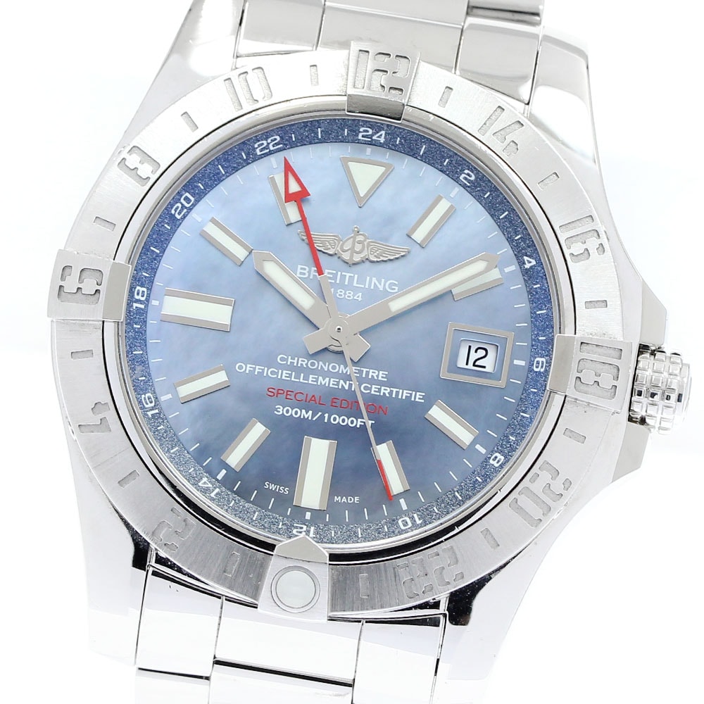 ブライトリング アベンジャーII GMT A32390 メンズ 【中古】