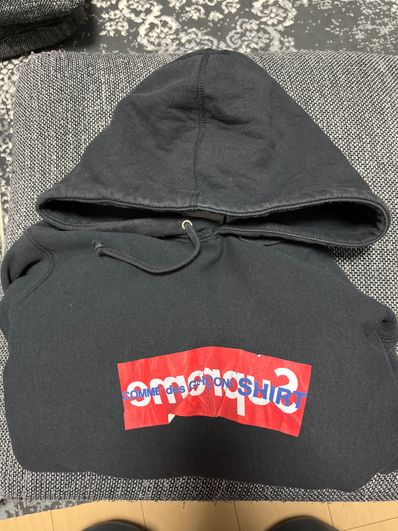 Supreme Comme Des Garcons SHIRT Box Logo Hooded Sweatshirt "Black"