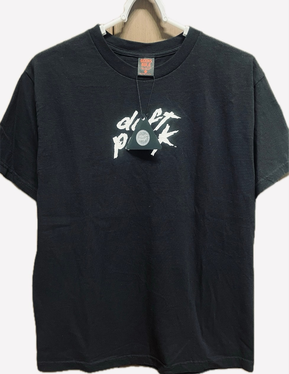 Geeks Rule x DAFT PUNK Silkscreen Printing T Shirt 01 "Black"