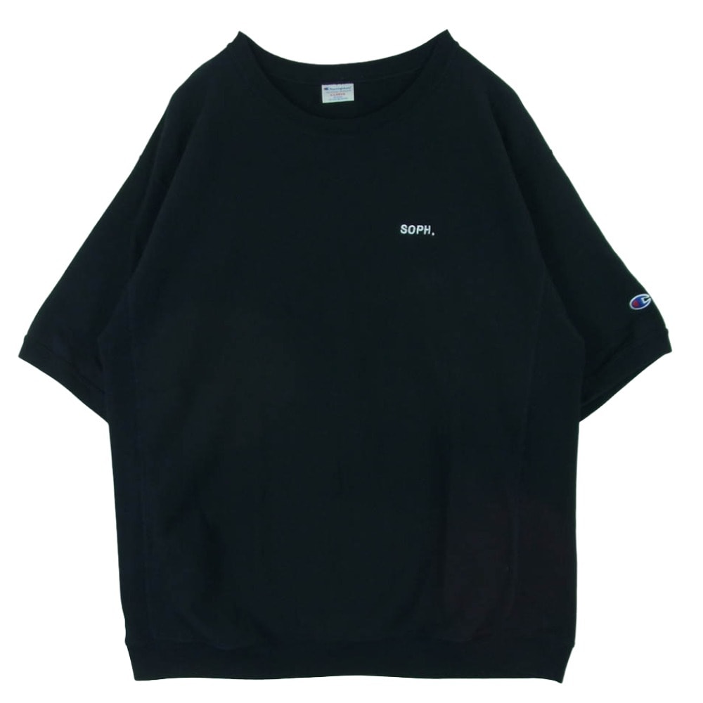 SOPHNET. ソフネット 25SS C8-B018 Champion REVERSE WEAVE BASIC CREWNECK SWEAT ロゴ刺繍 チャンピオン リバースウィーブ スウェット 半袖 スウェットシャツ XL【中古】
