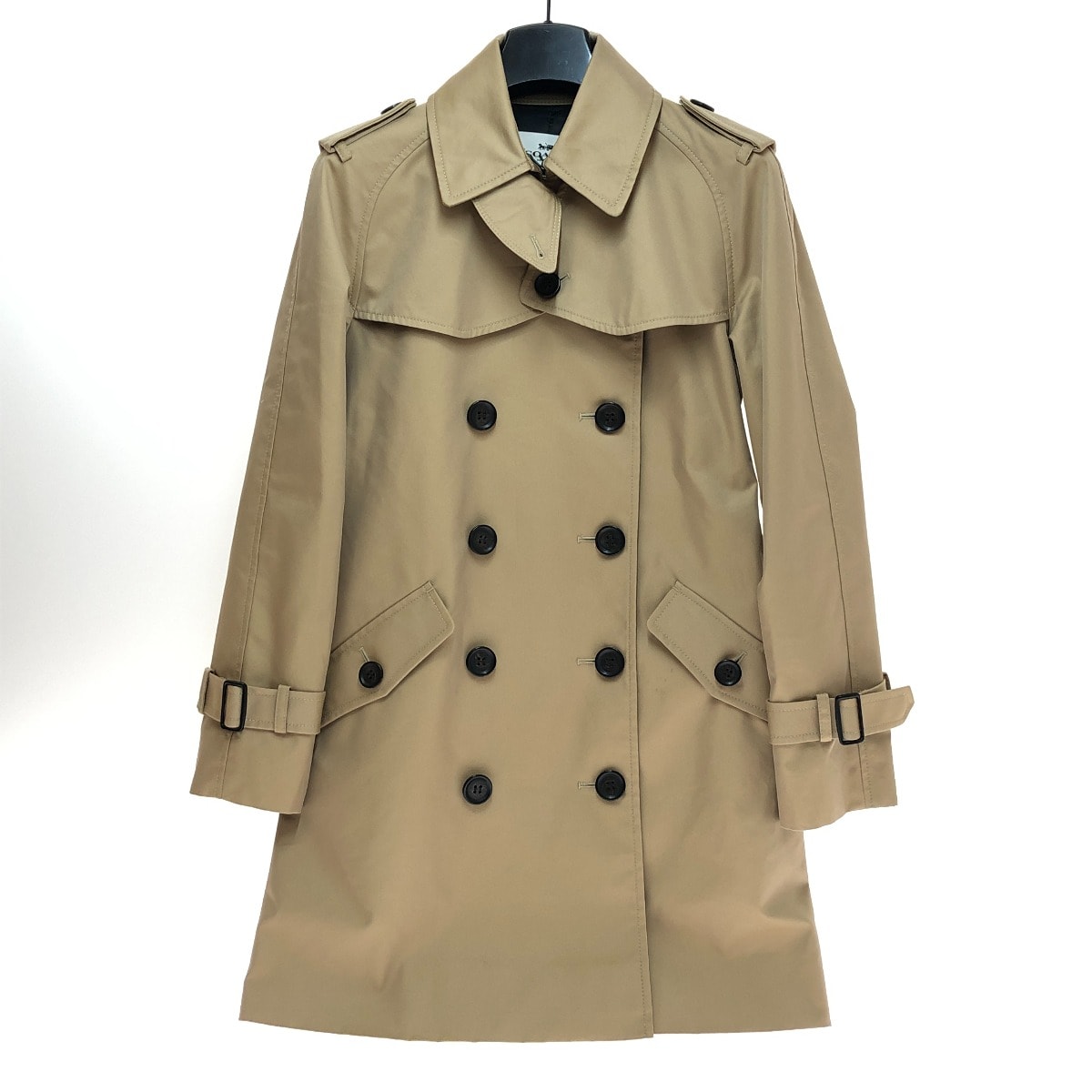 □□COACH コーチ トレンチコート SIZE XSP(XS以下) F21833 ベージュ
