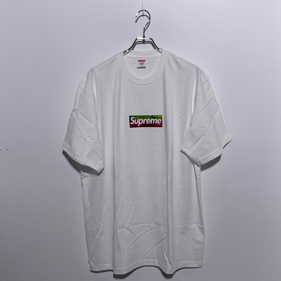 Supreme Los Angeles Fire Relief Box Logo Tee "White"