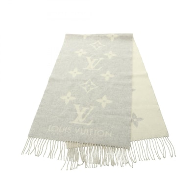 ルイ・ヴィトン LOUIS VUITTON エシャルプ レイキャビック マフラー 衣料品 カシミヤ レディース グレー系 / ベージュ系 M71126 【中古】