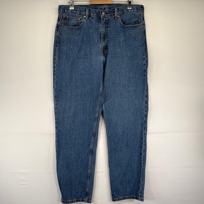 古着 リーバイス Levi's デニム パンツ 550 テーパード ジーパン Gパン バギー 大きいサイズ W38×L34 ブルー系 メンズ