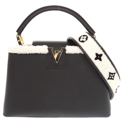 ルイ・ヴィトン カプシーヌMM M59073 レザー ブラッ