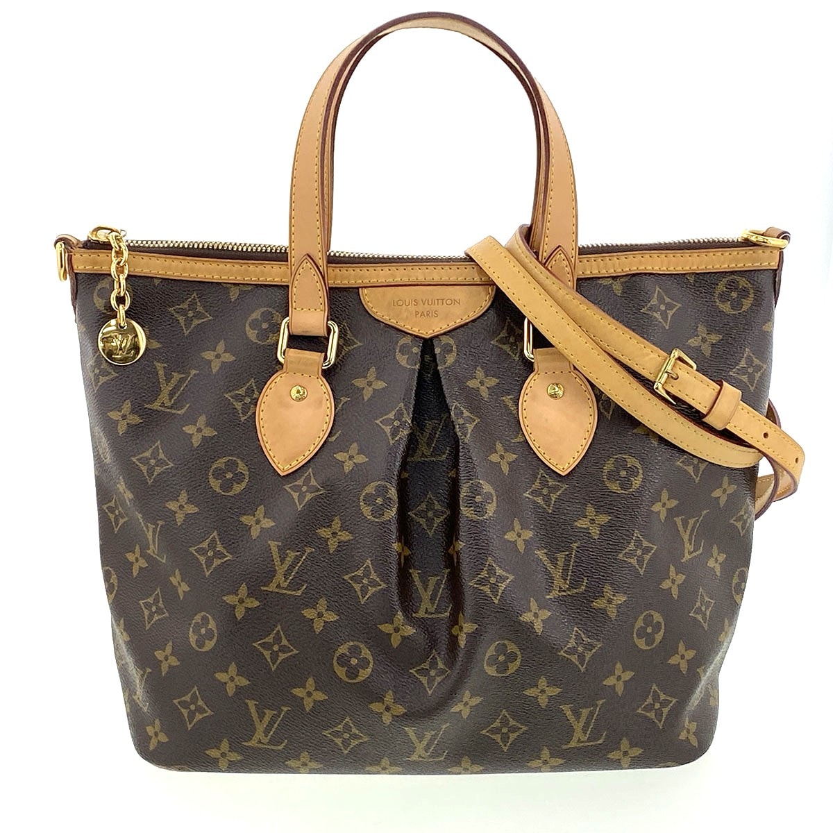 LOUIS VUITTON ルイ・ヴィトン パレルモPM 2WAY  ショルダーバッグ ハンドバッグ M40145 モノグラム ブラウン  レディース【中古】