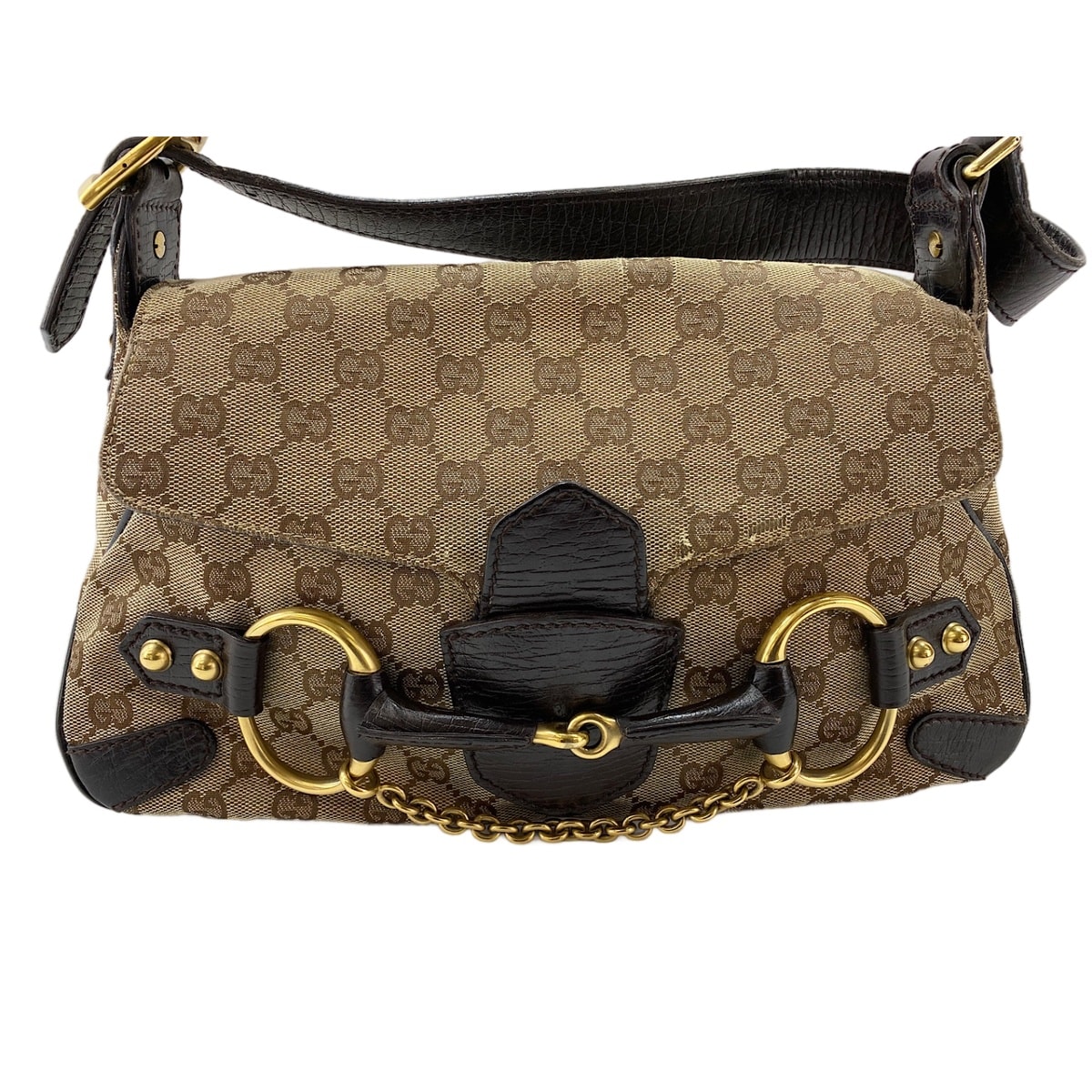 グッチ GUCCI ホースビット ショルダーバッグ【中古】