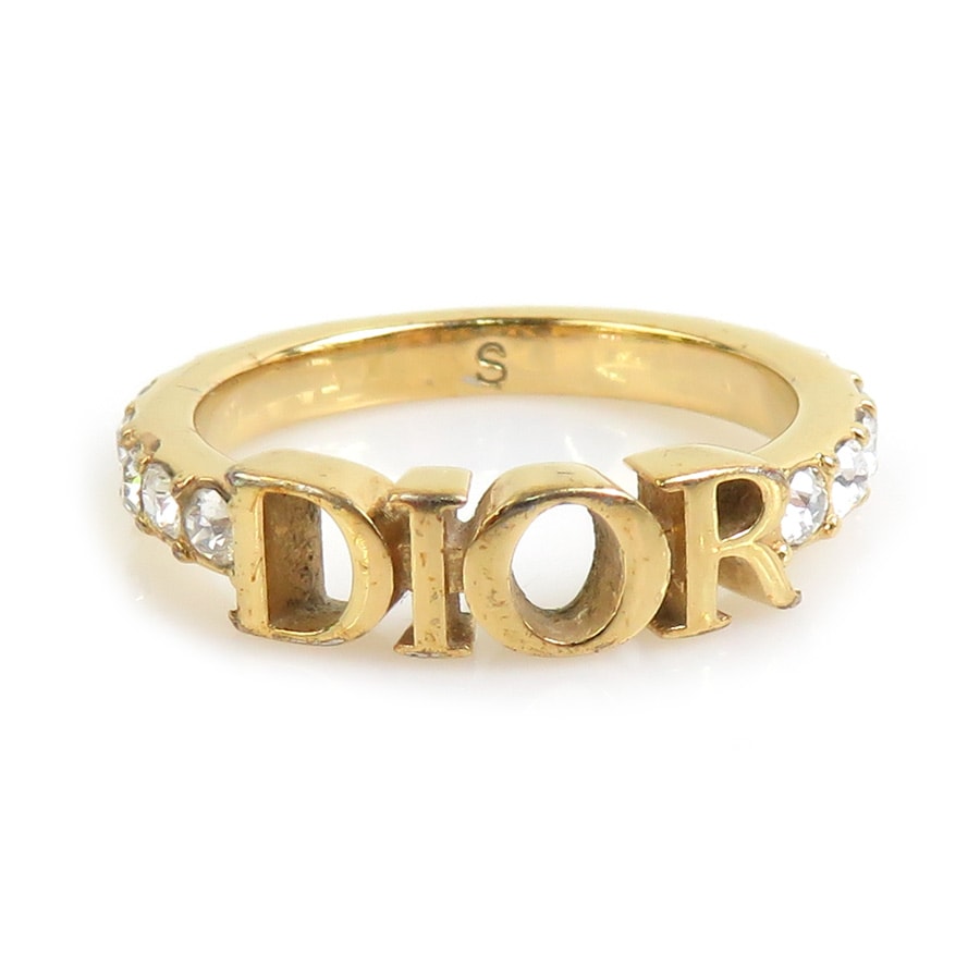 クリスチャンディオール Christian Dior リング・指輪 メタル ゴールド レディース 10号【中古】 h31327g