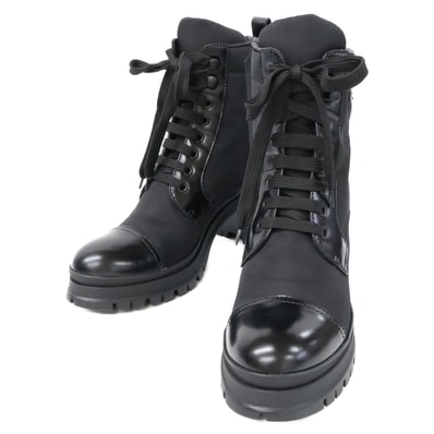 プラダ 1T708M RE-NYLON トライアングルロゴショートブーツ 39