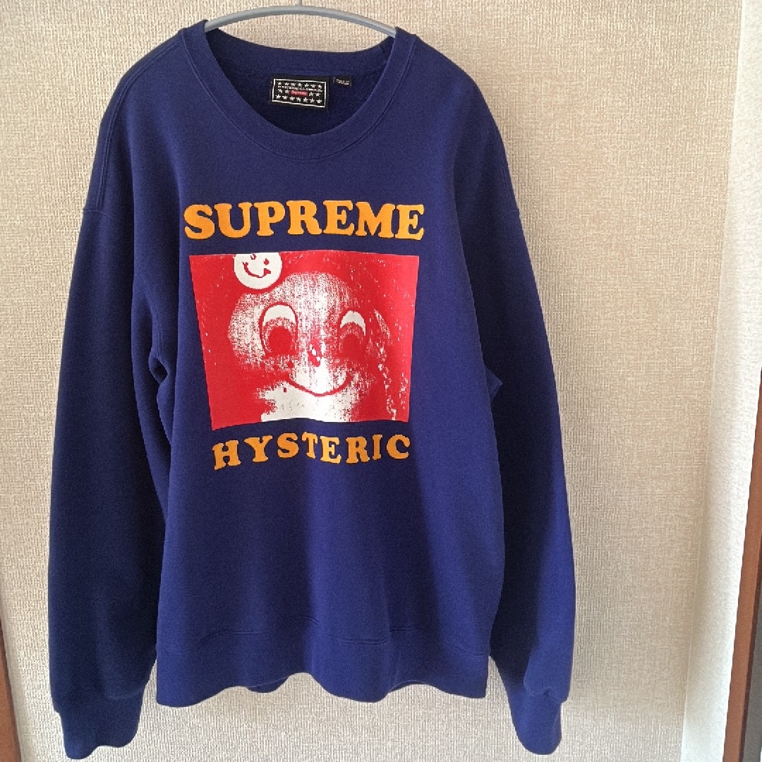 Supreme x HYSTERIC GLAMOUR Crewneck "Drak Royal"