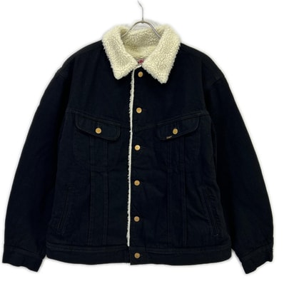 リー 24年年製 LM0725 ブラック Gジャン 裏ボアトラッカージャケット XL