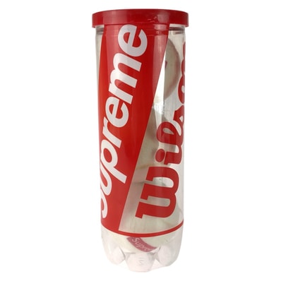 美品 Supreme シュプリーム Supreme×Wilson テニスボール レッド ホワイト ウール ナイロン/ スポーツ用品 604442 【中古】