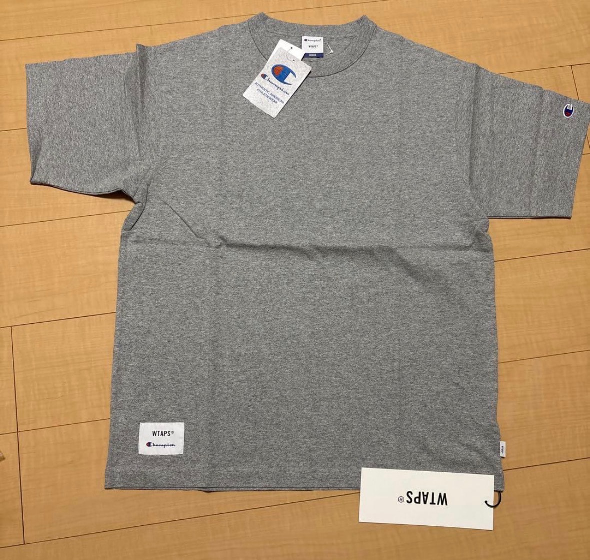 Wtaps チャンピオン コラボ Tシャツ グレー Mサイズ