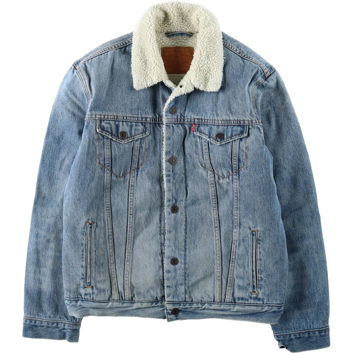 古着 リーバイス Levi's 中綿入り デニムボアジャケット メンズL相当/eaa632476