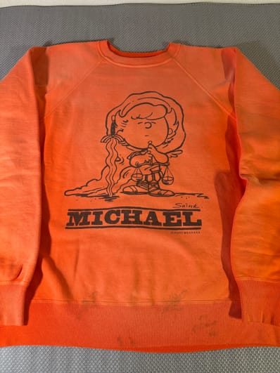 SAINT Mxxxxxx 23AW CRW N SWT Michael "Orange"