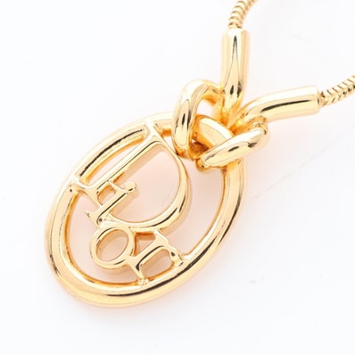 ディオール Dior Dior Oblique ネックレス ジュエリー GP(ゴールドメッキ) レディース ゴールド系 N3832WOMMT300 【新品】