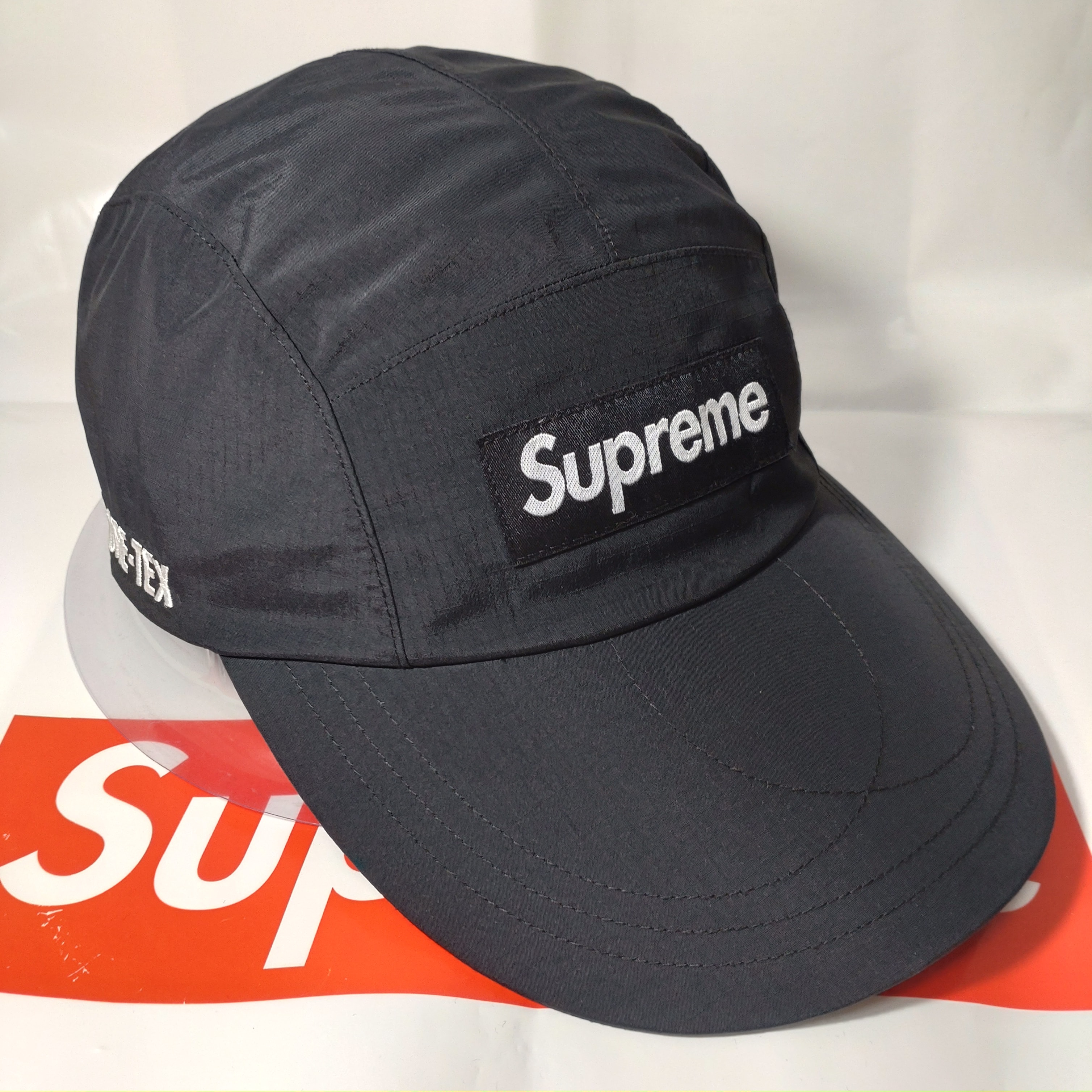 Supreme Gore-Tex Paclite Long Bill Camp Cap "Black"
