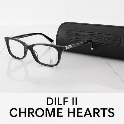 CHROME HEARTS DILF II ブラック×シルバー 正規品証明付