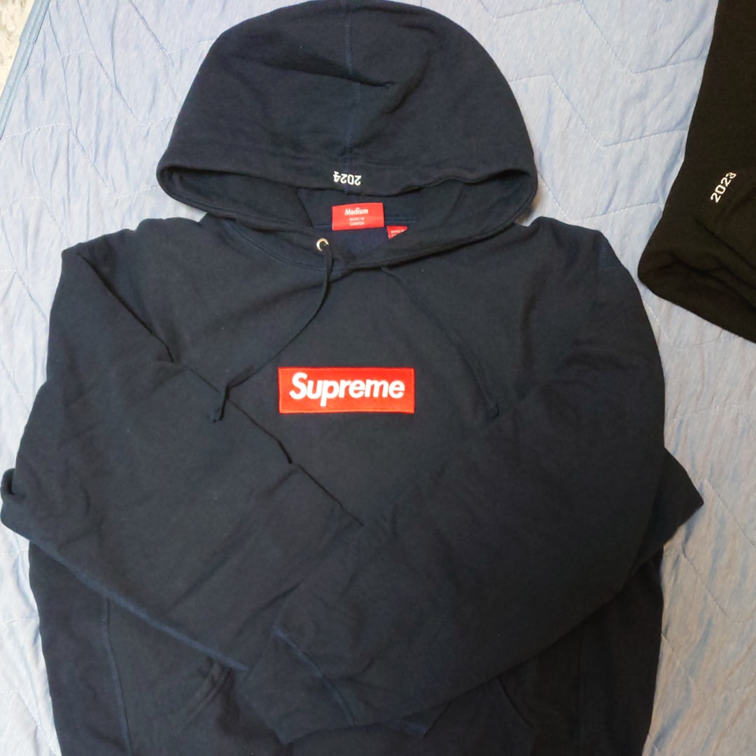 Supreme Box Logo Hooded Sweatshirt "Navy" (24FW)