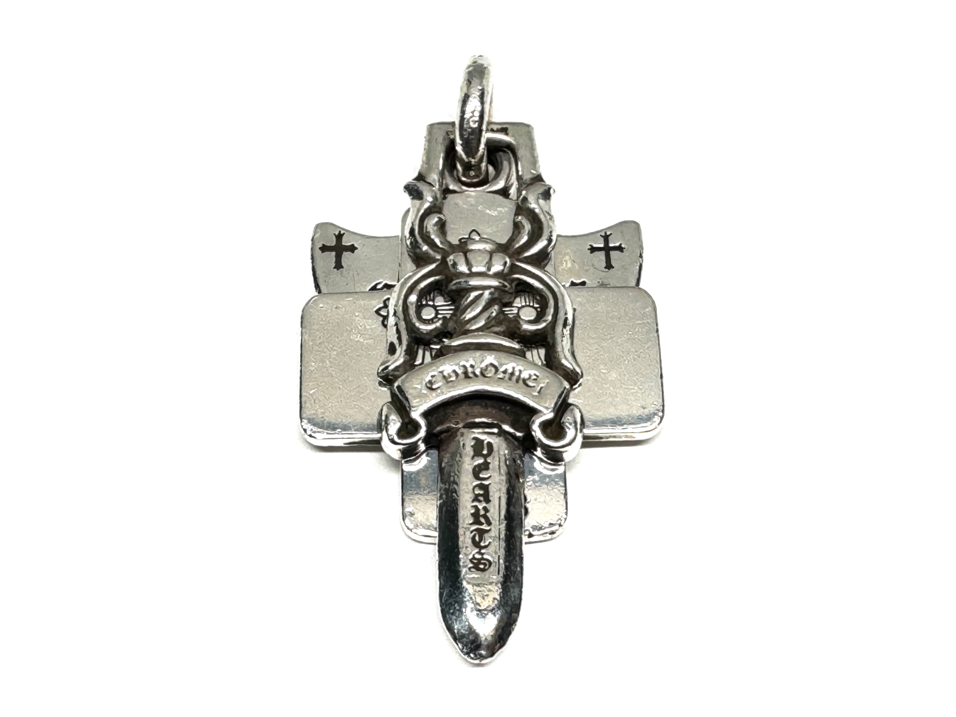 クロムハーツ 3トリンケッツ ペンダント "シルバー"