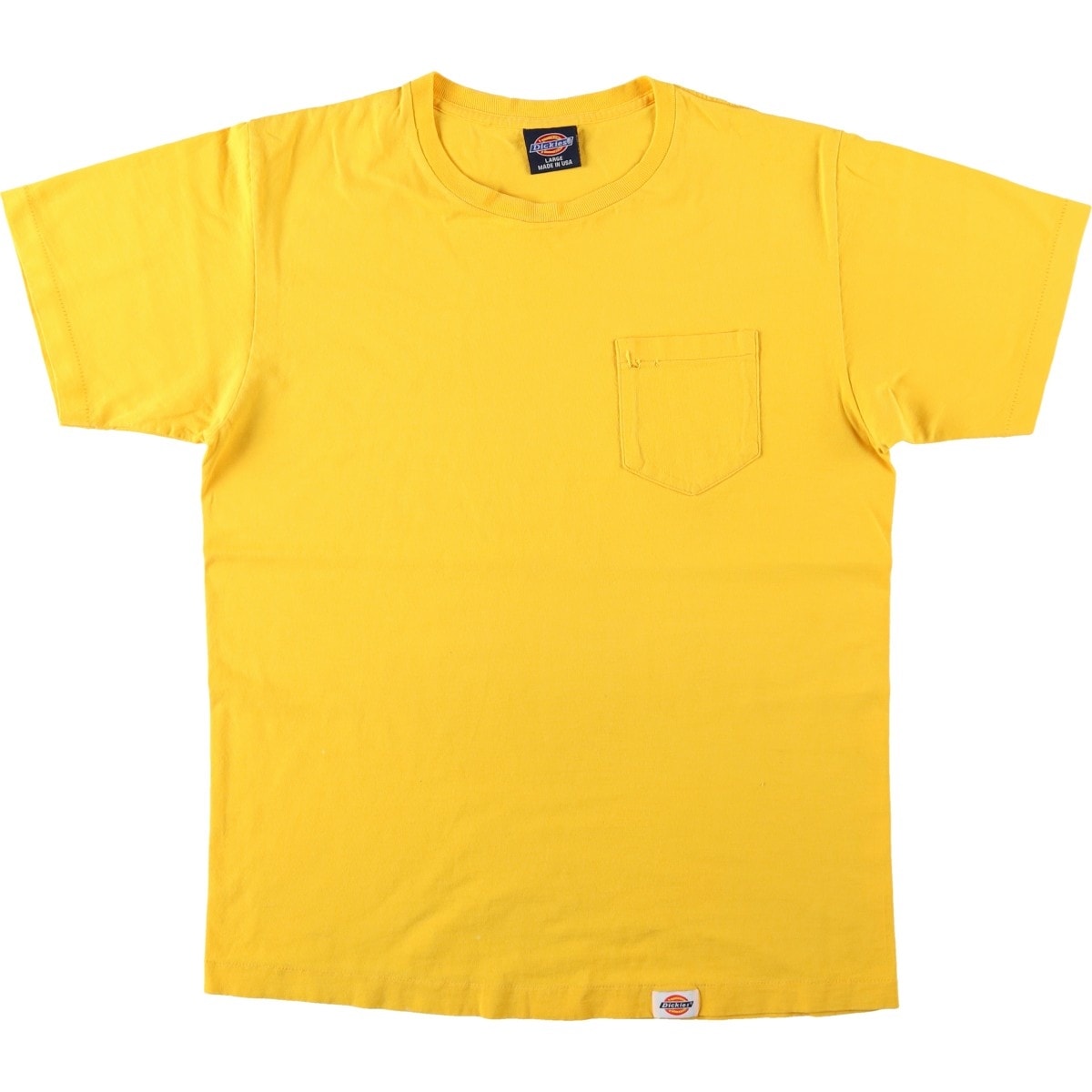 古着 90年代 ディッキーズ Dickies 半袖 ワンポイントロゴポケットTシャツ USA製 メンズL相当 ヴィンテージ/eaa661073