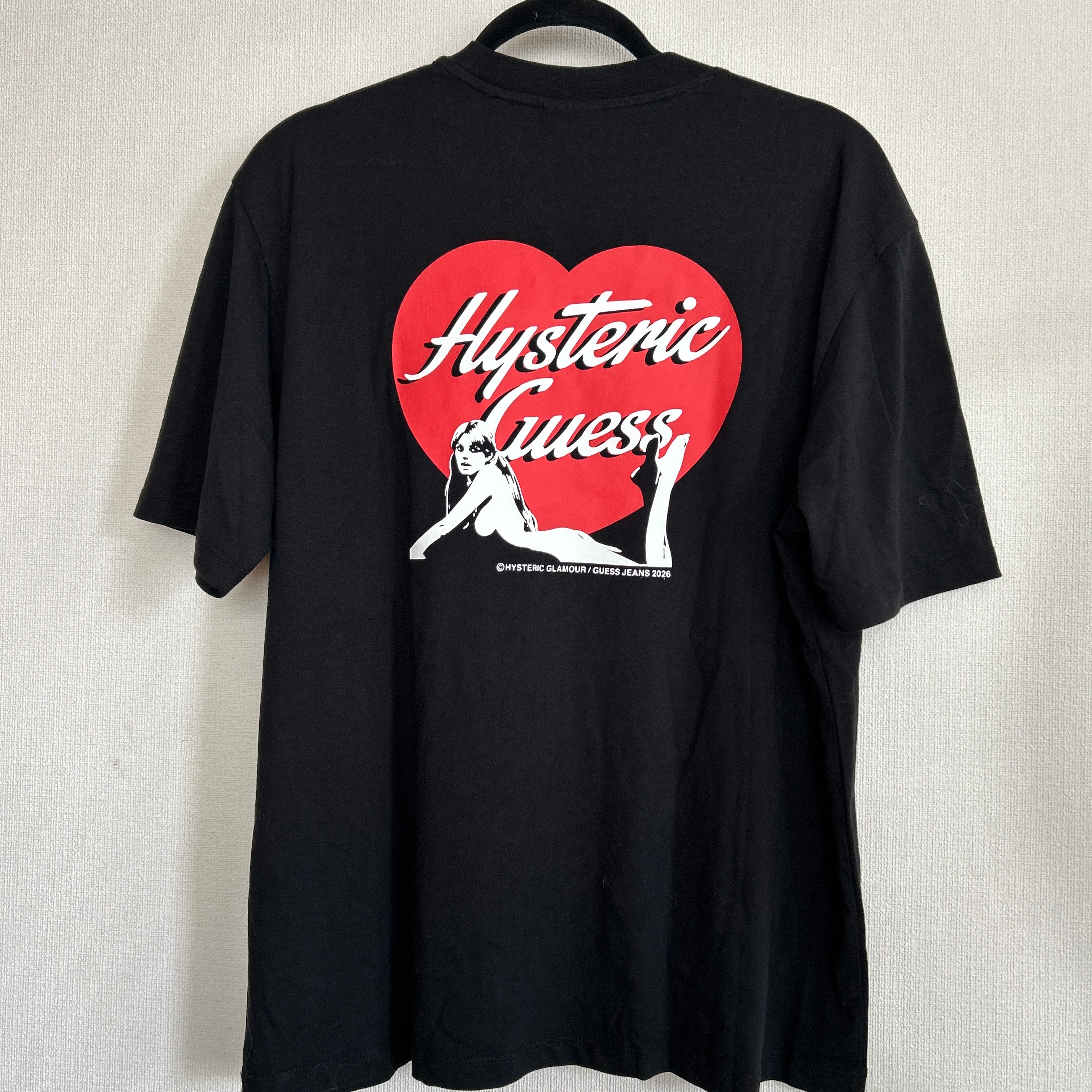HYSTERIC GLAMOUR x GUESS JEANS Printed Pocket Tee "Black"