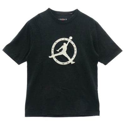 NIKE ナイキ Tシャツ DM0062-010 ? JORDAN BRAND ? Off-White オフホワイト 21AW SS Tee Tシャツ カットソー ロゴ刺繍 半袖 Tシャツ ブラック系 S【中古】