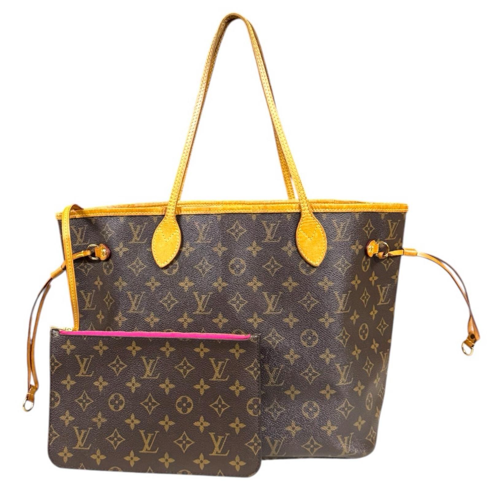 ルイヴィトン ネヴァーフルMM モノグラム トートバッグ モノグラムキャンバス M41178 ピヴォワンヌ レディース LOUIS VUITTON  中古