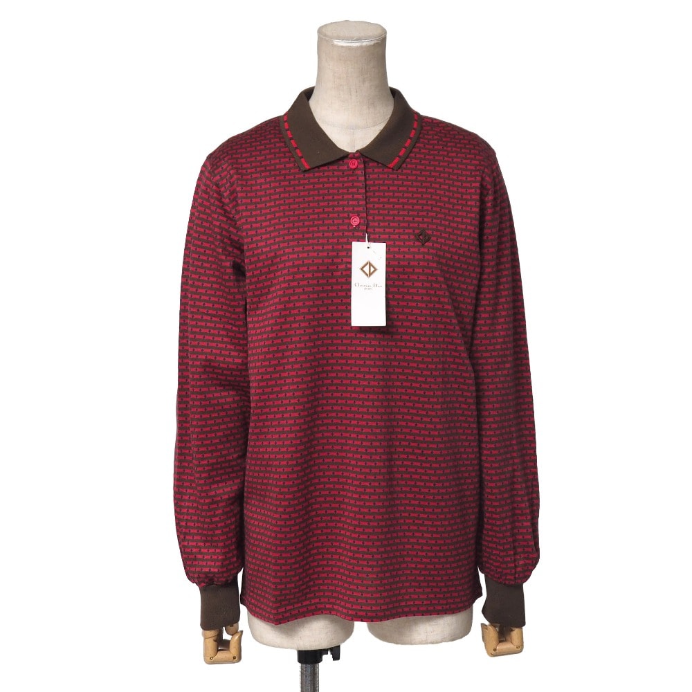 ■未使用品■Christian Dior クリスチャンディオール ヴィンテージ ポロシャツ サイズL デッドストック CDロゴ 20260612/RA9709