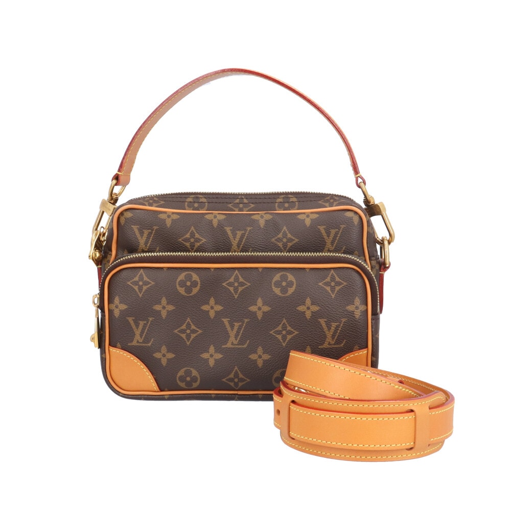 ルイヴィトン ナイル モノグラムアーカイヴ ショルダーバッグ モノグラムキャンバス M14016 ブラウン メンズ LOUIS VUITTON  中古