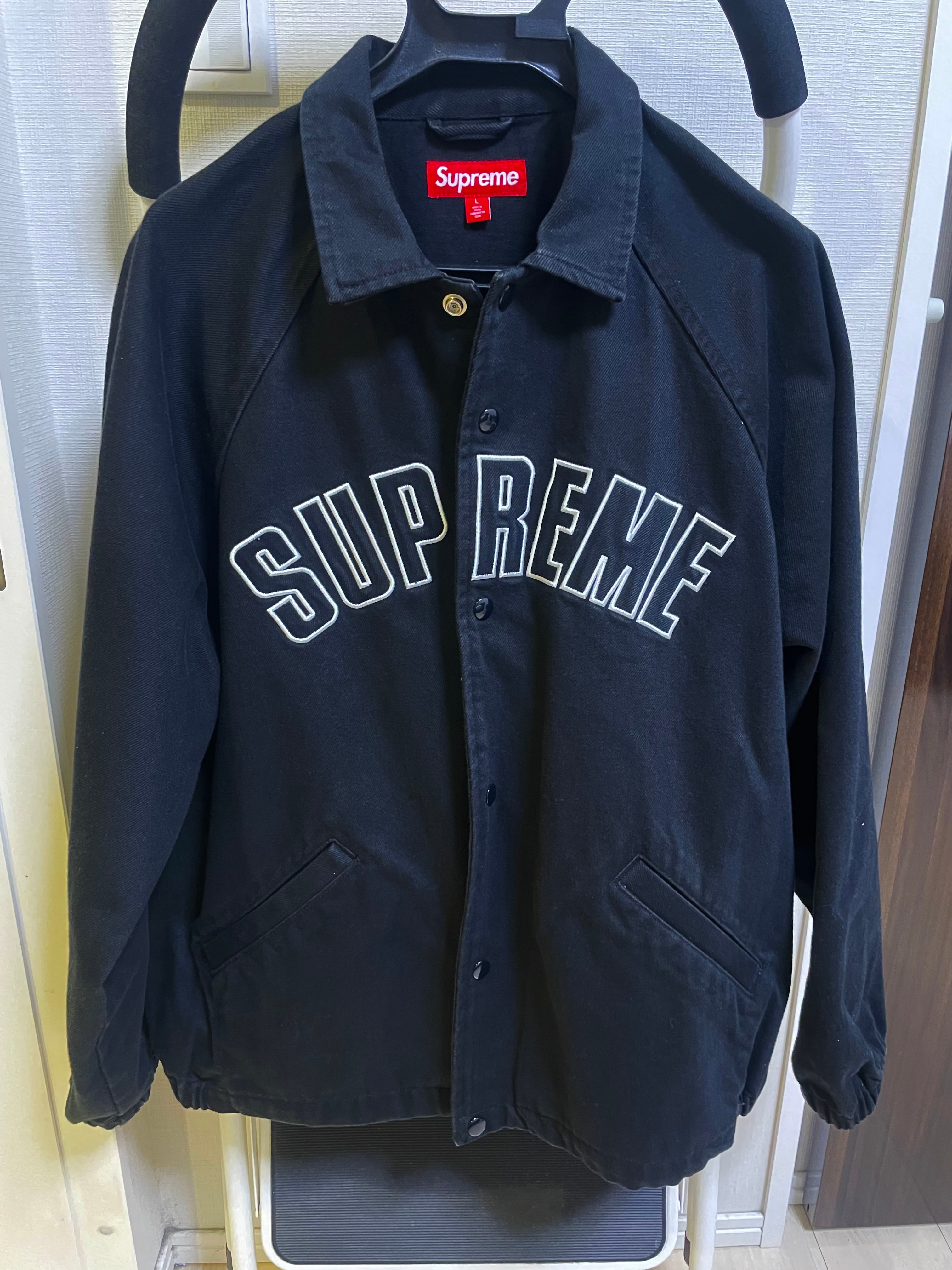 Supreme ARC Denim Coaches Jacket "Black"