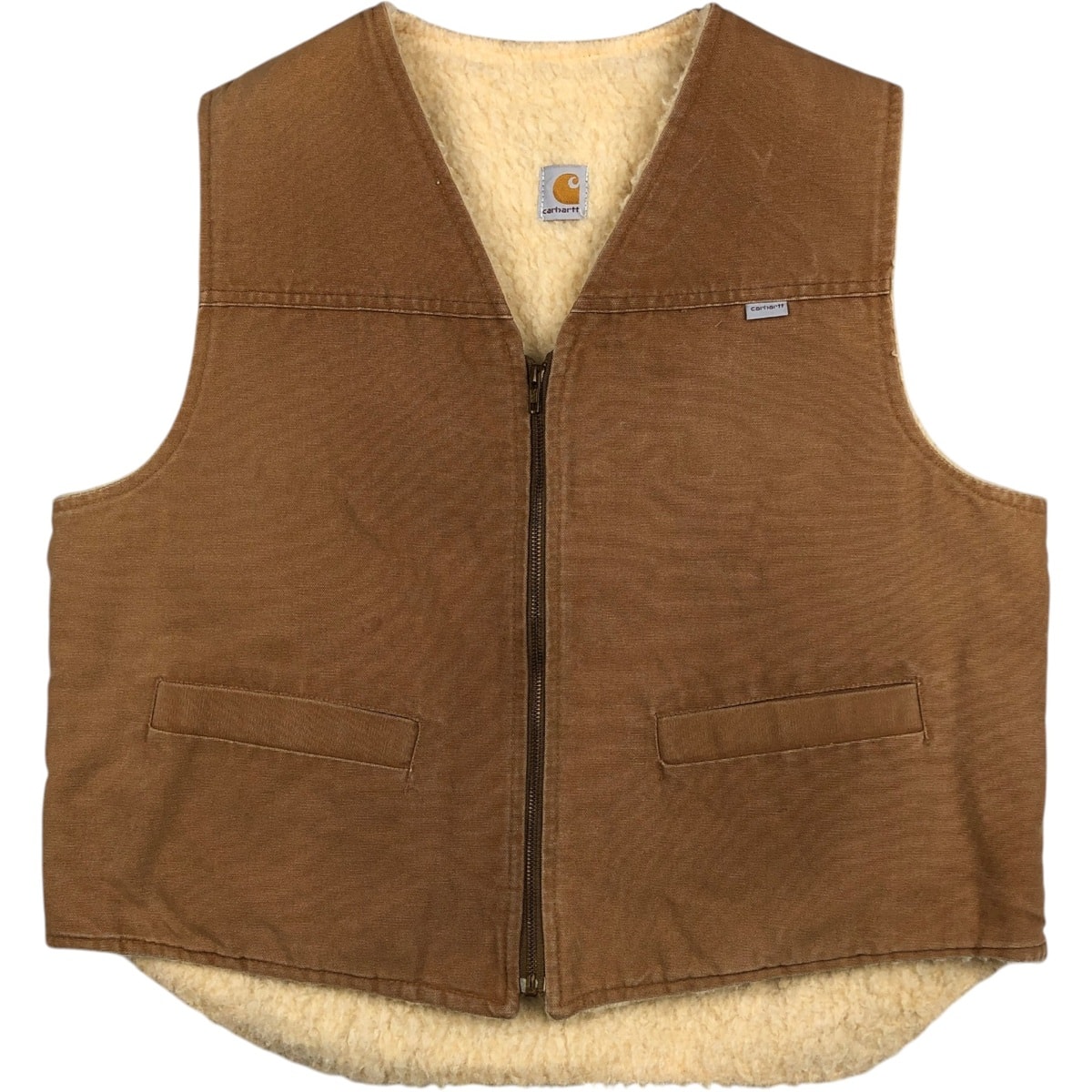 古着 80年代 カーハート Carhartt ダックベスト USA製 メンズXL相当 ヴィンテージ/eaa627751