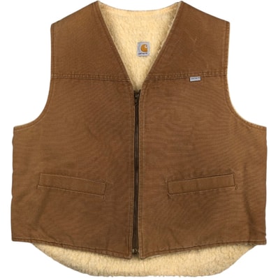 古着 80年代 カーハート Carhartt ダックベスト USA製 メンズXL相当 ヴィンテージ/eaa627751