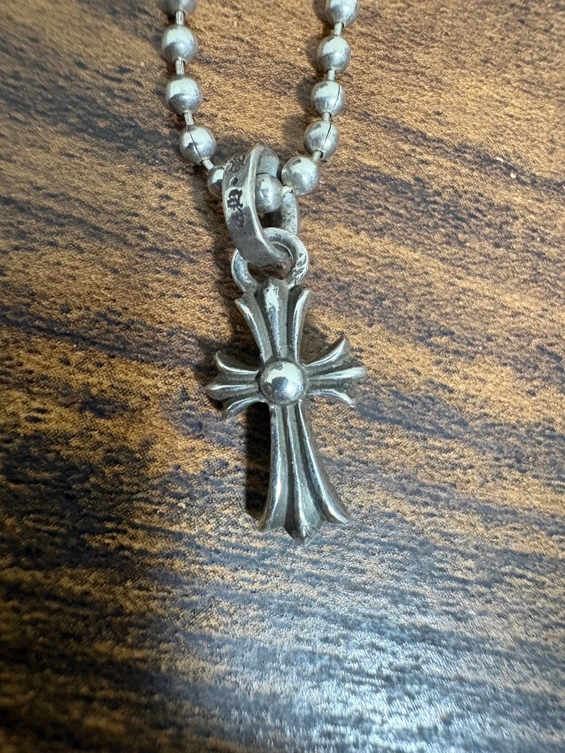 Chrome Hearts CH Cross Baby Fat Charm "Silver"