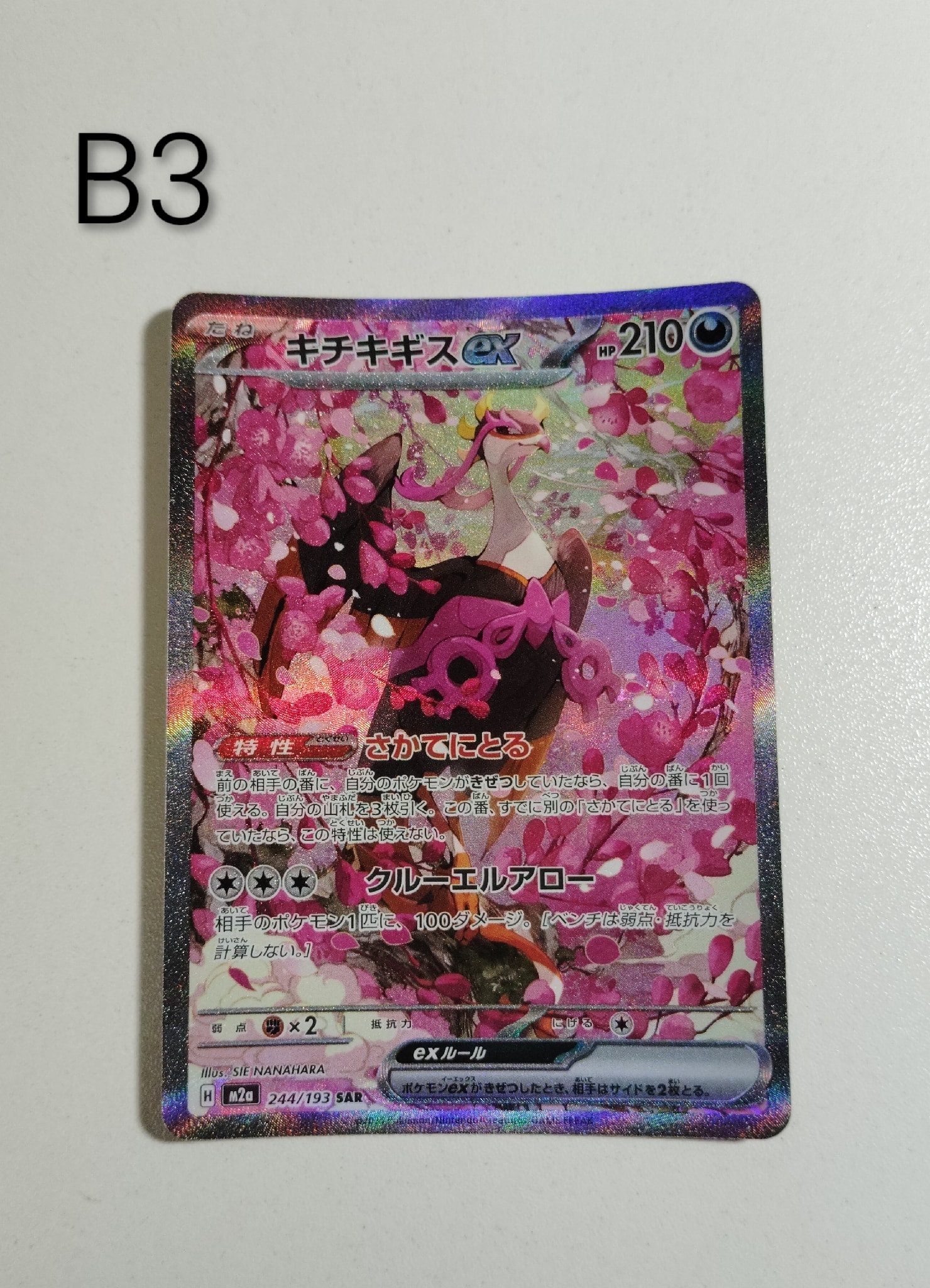 キチキギスex SAR [M2a 244/193](ハイクラスパック「MEGAドリームex