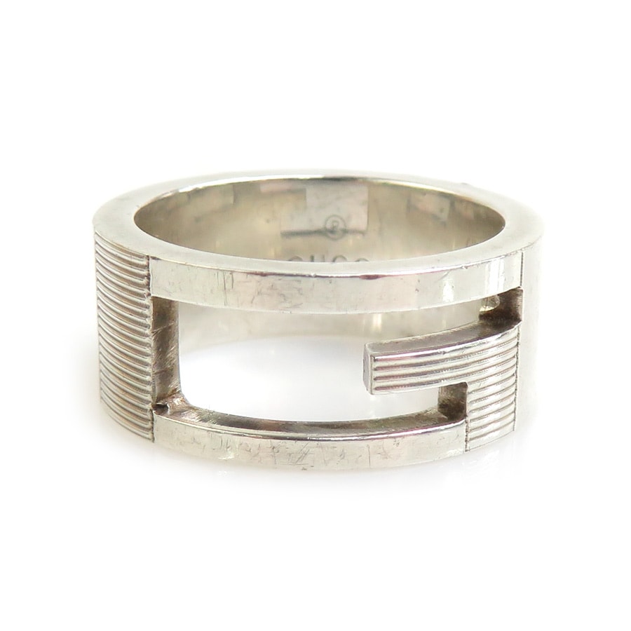 グッチ GUCCI リング・指輪 シルバー925 シルバー レディース 8.5号【中古】 h31865a