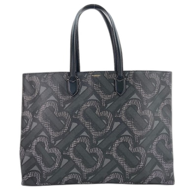 バーバリー BURBERRY モノグラムキャンバス トートバッグ PVC【中古】