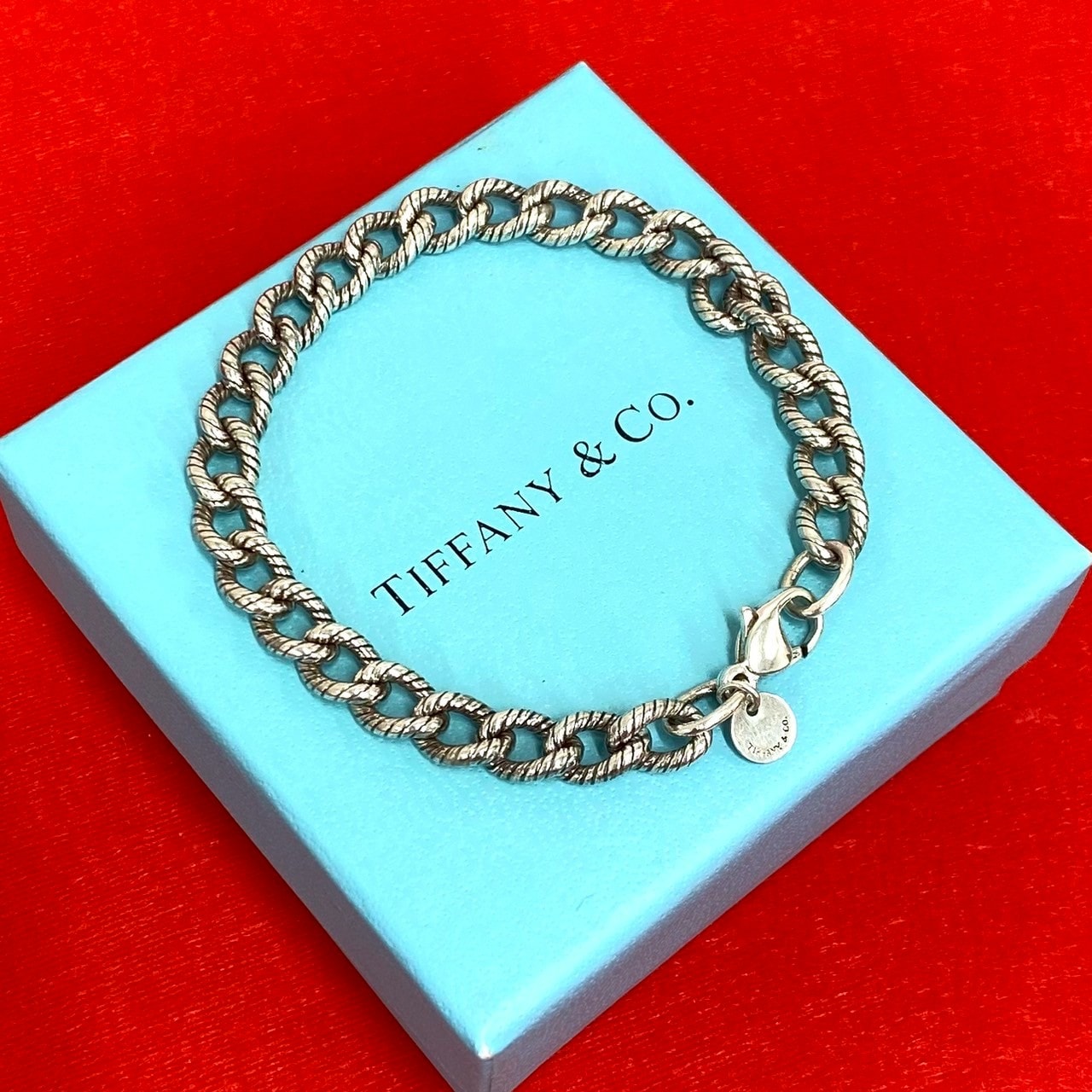 TIFFANY&Co. ティファニー ツイストロープ シルバー925 ブレスレット シルバー
 44707