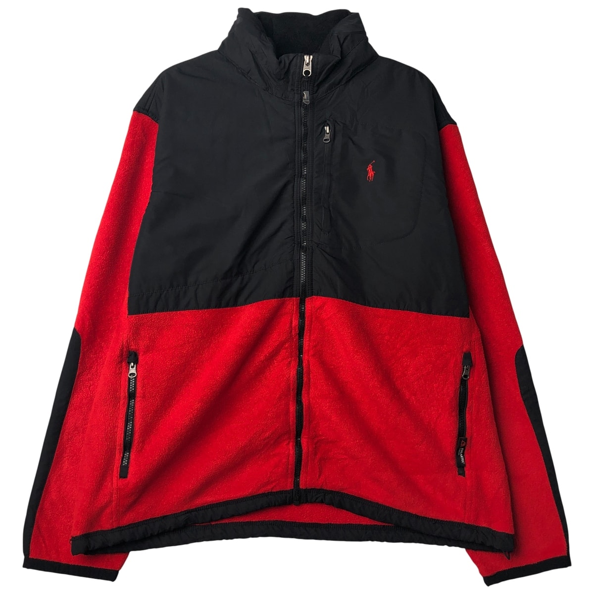 古着 ラルフローレン Ralph Lauren POLO by Ralph Lauren 切替 フリースジャケット メンズXL相当/eaa610203