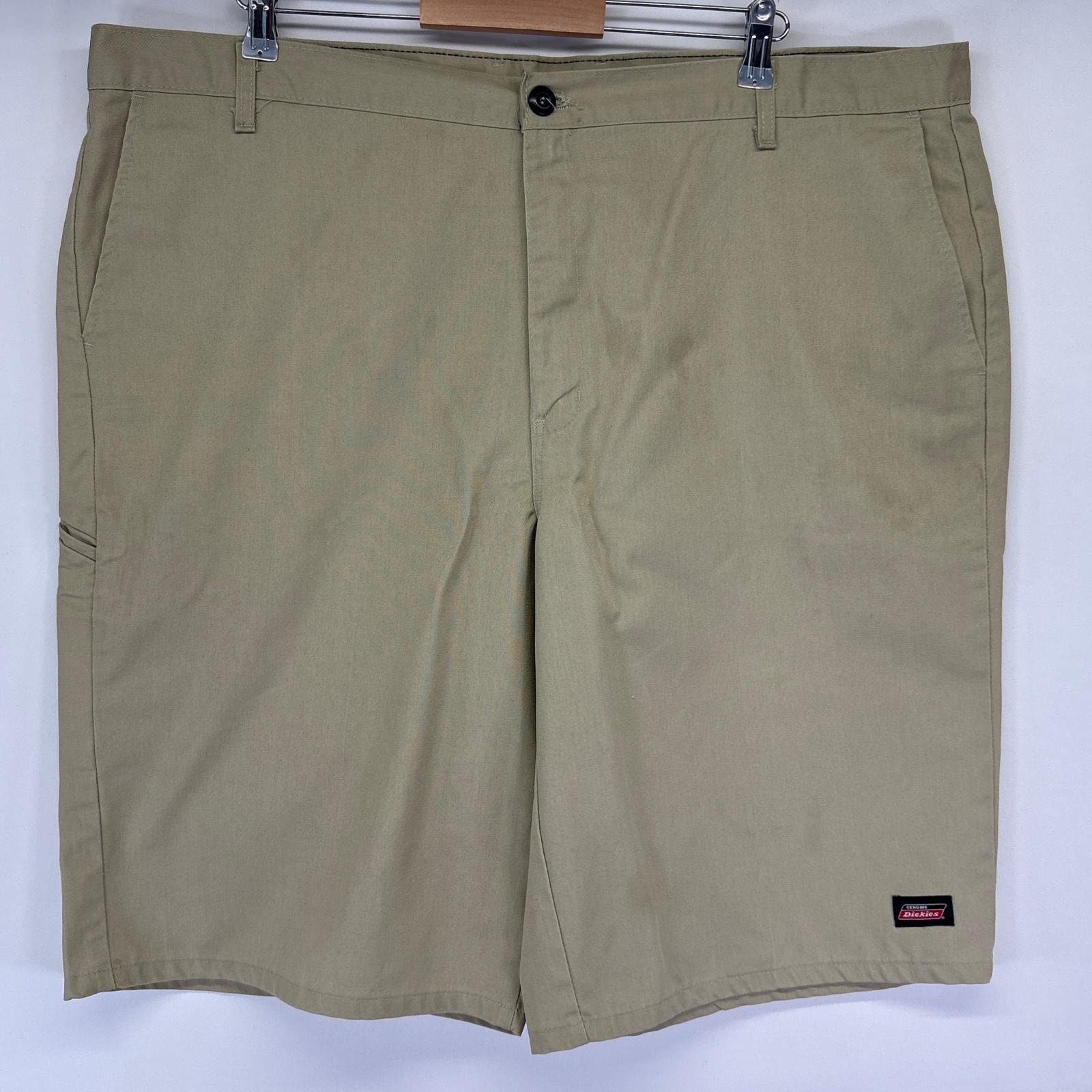 古着 ディッキーズ Dickies ショートパンツ ワーク ハーフ 半ズボン 短パン 大きいサイズ ワンポイント w44 ベージュ系 メンズ
