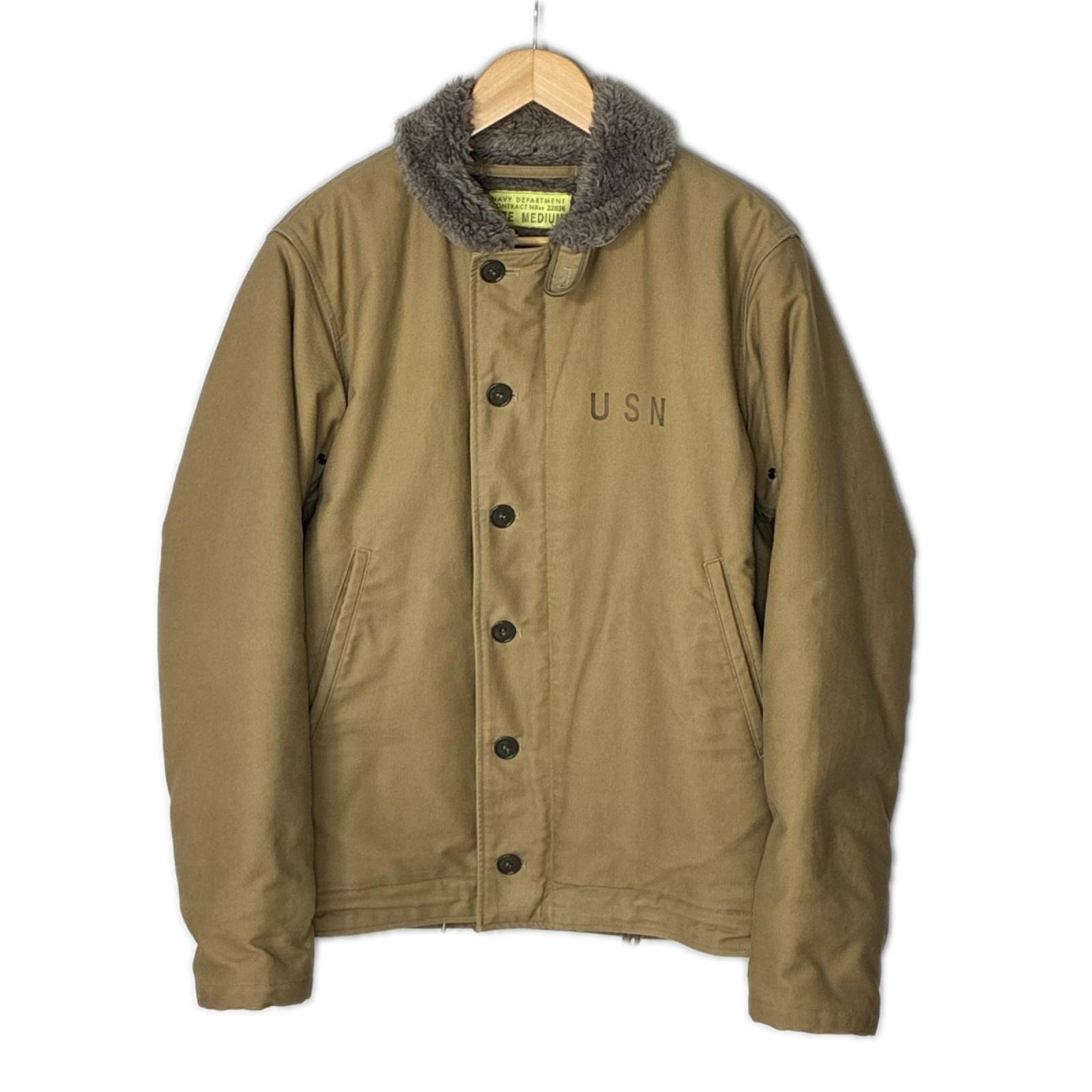 BUZZ RICKSON'S バズ リクソンズ デッキジャケット SIZE M BR12031 カーキ系 メンズ