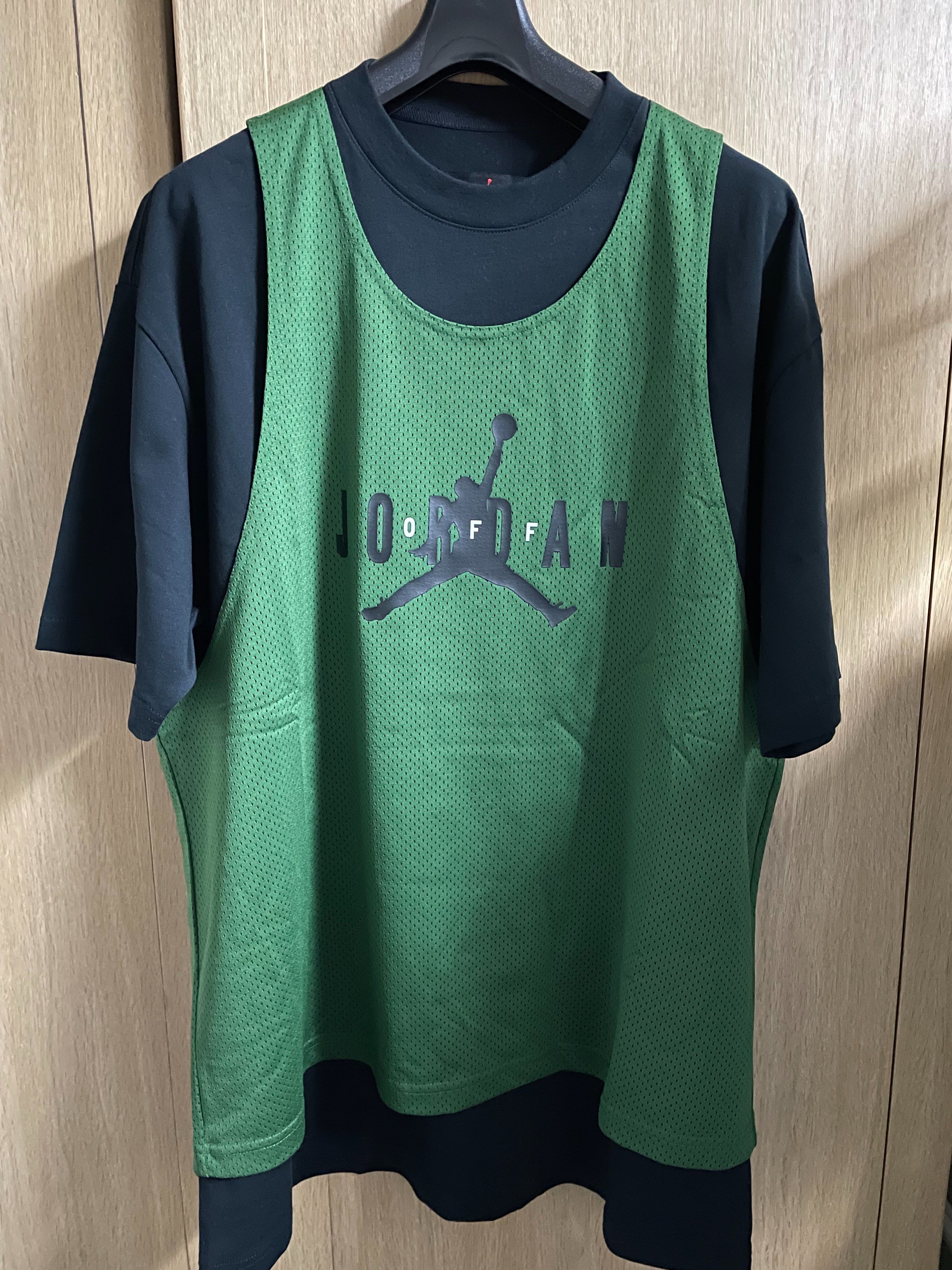 Air Jordan Off-WhiteTM️ Men's Short Sleeve Top "Green"