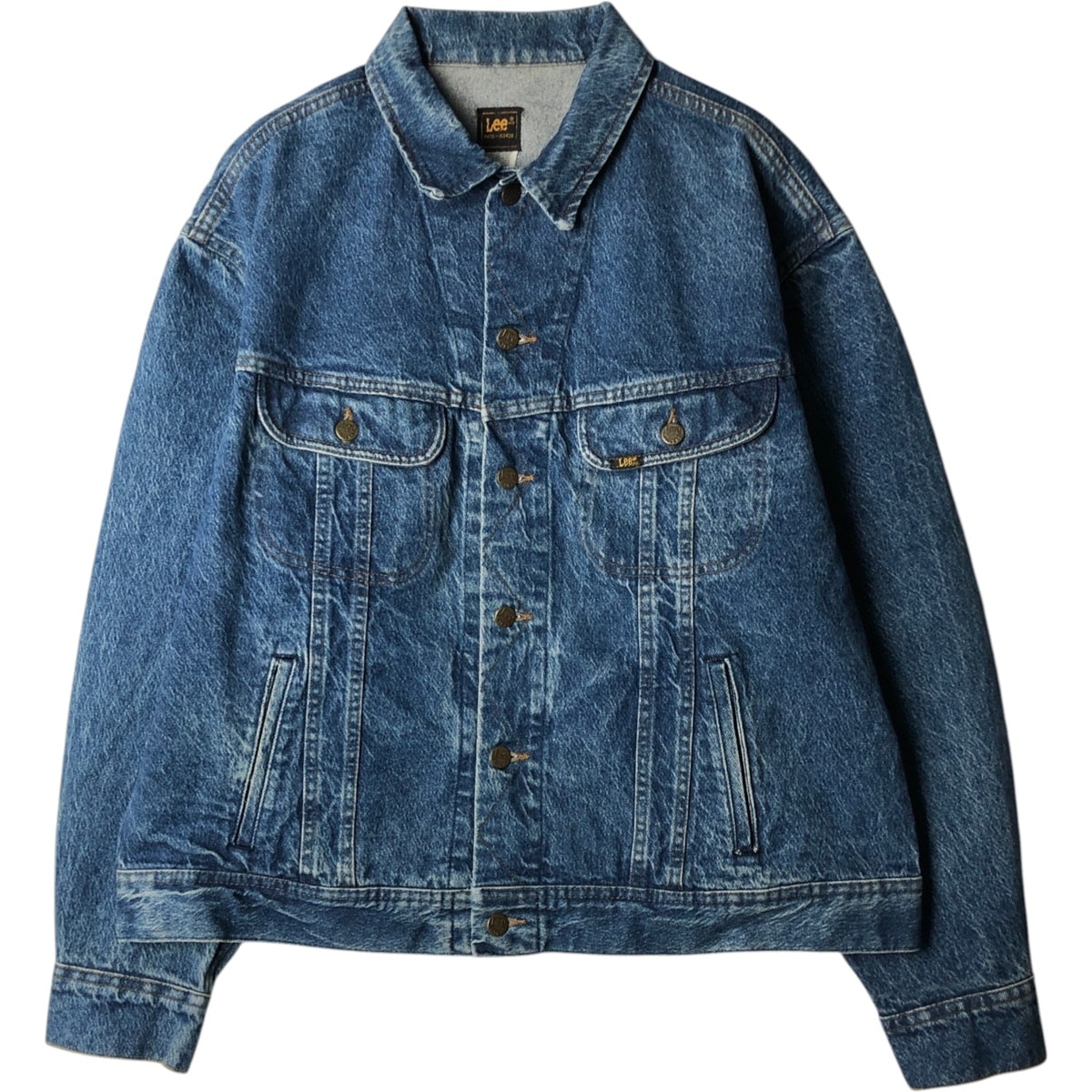 古着 80年代~ リー Lee RIDERS ライダース HARD ROCK CAFE ハードロックカフェ デニムジャケット Gジャン メンズXL相当 ヴィンテージ/eaa630179