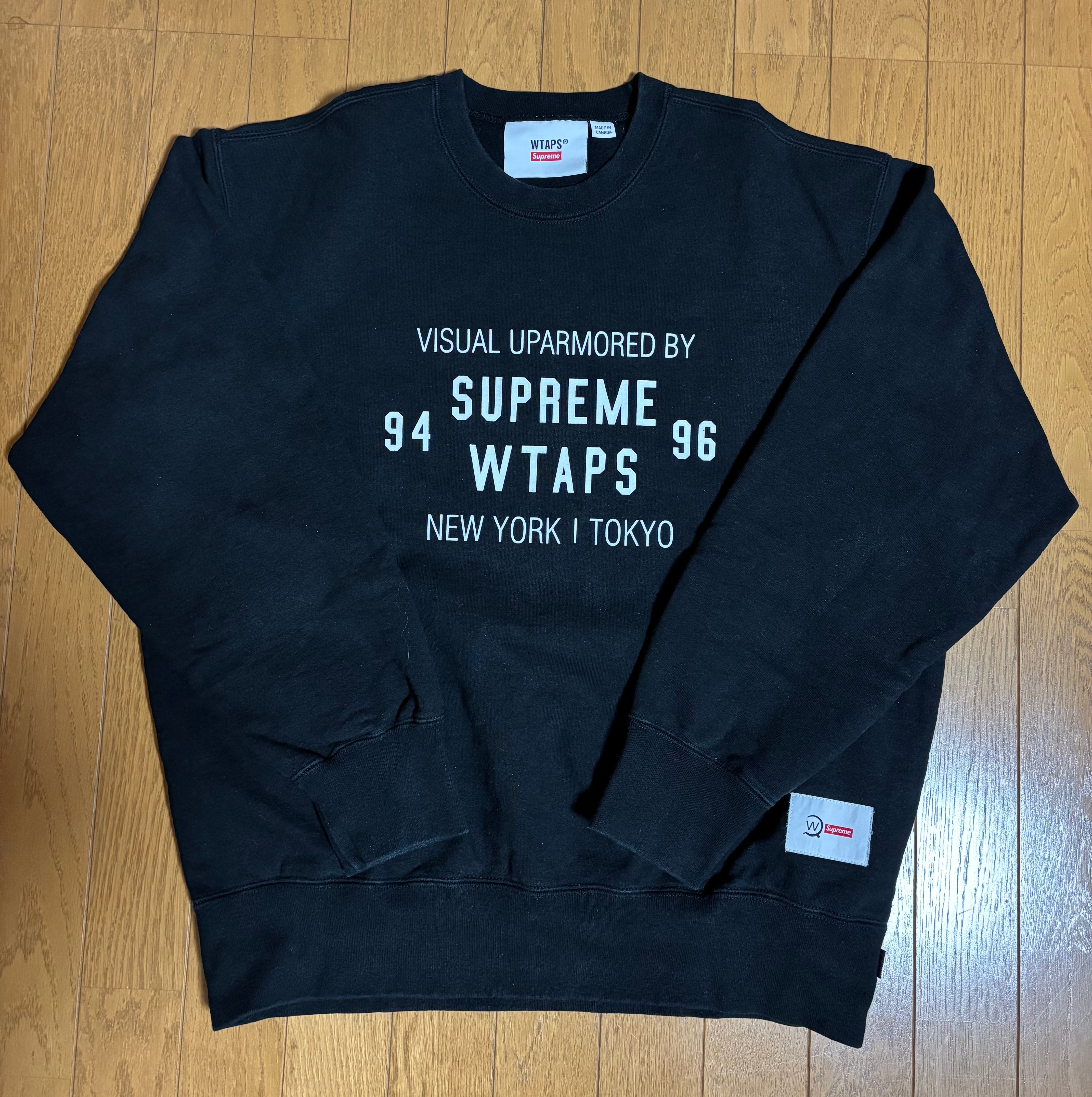 Supreme / WTAPS Crewneck "Black" 21274SPD-CSM03S
