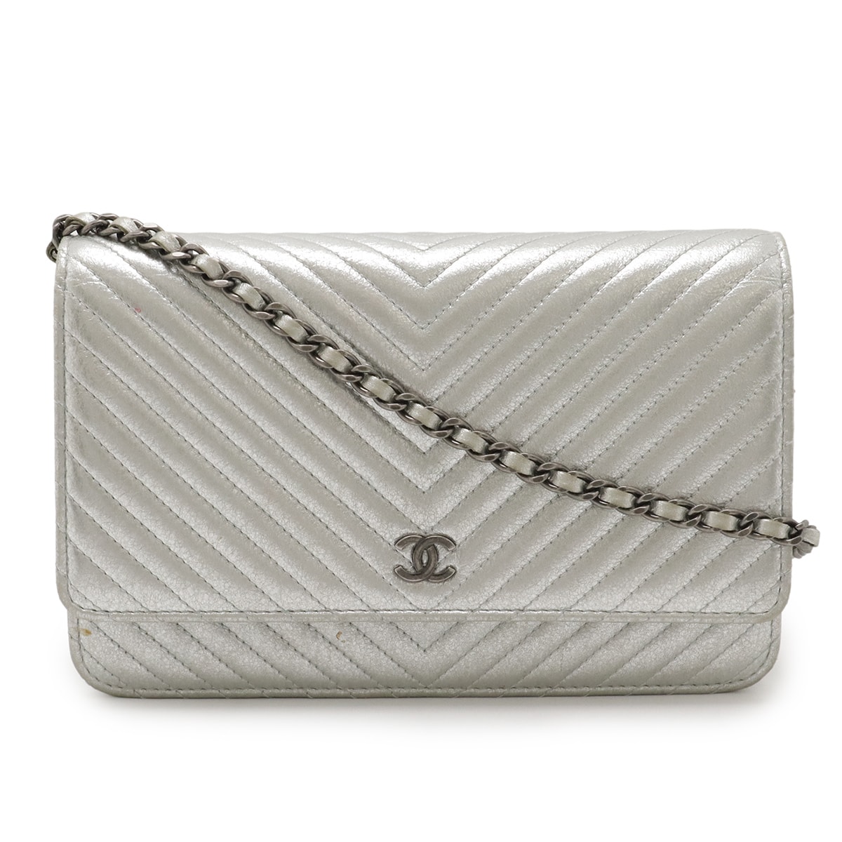 シャネル シェブロンショルダーバッグ レディース