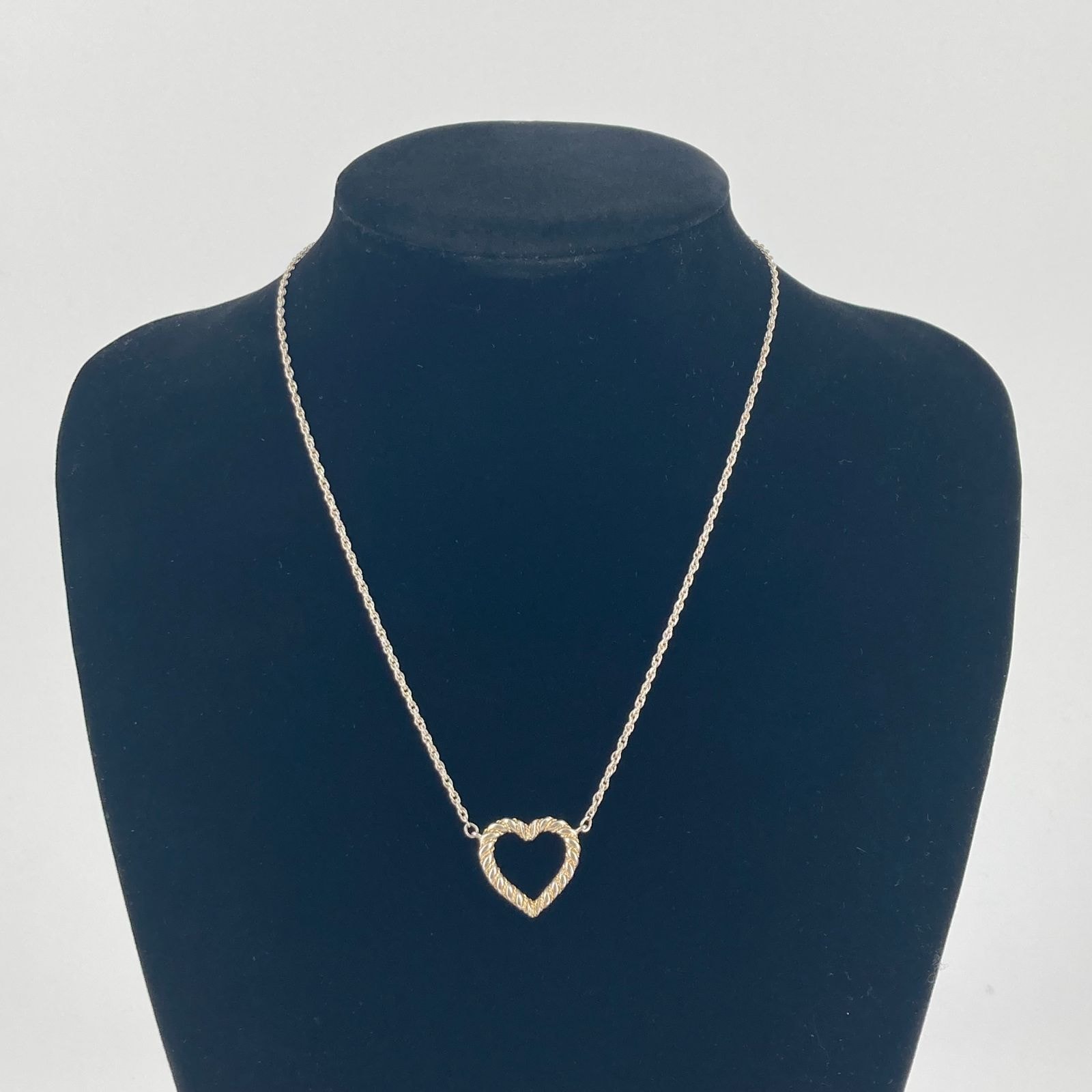 ティファニー ツイストハート ネックレス シルバー 1円 TIFFANY＆Co 