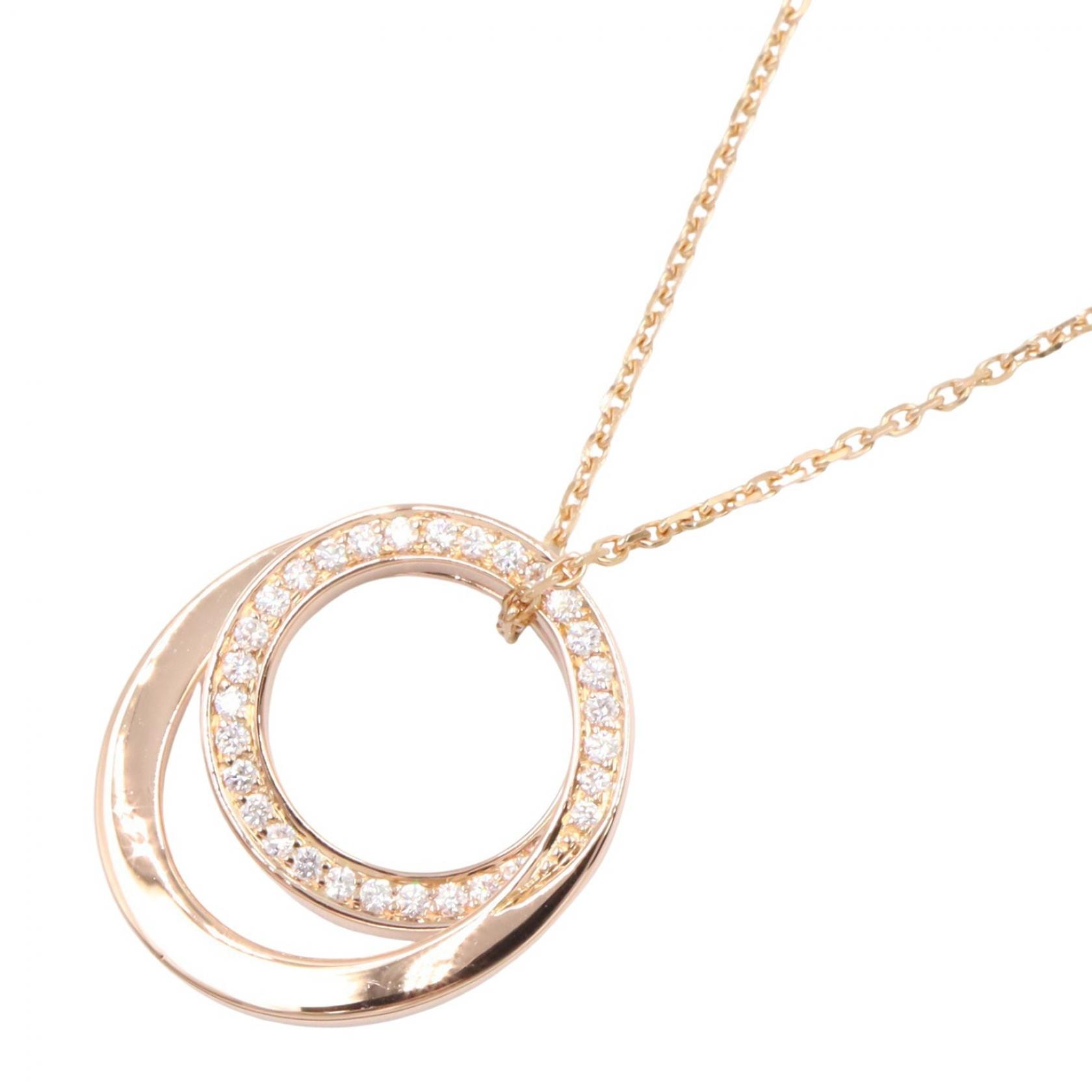 カルティエ CARTIER エタンセル ダイヤ ネックレス ネックレス ジュエリー K18PG(ピンクゴールド) ダイヤモンド レディース ゴールド系 / クリア系 【中古】