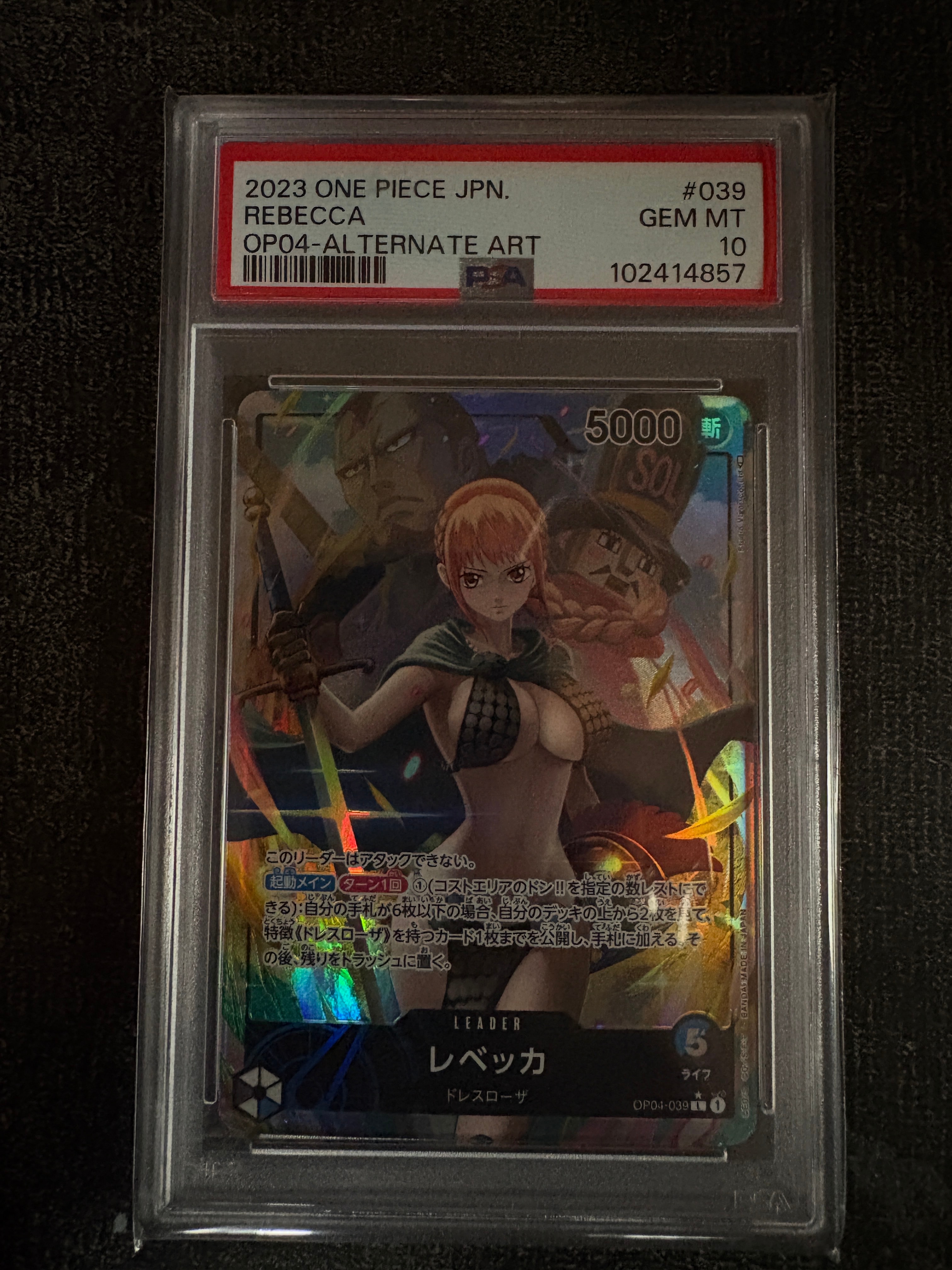 Rebecca L-P [OP04-039] (Booster Pack The Kingdom Of Conspiracy)